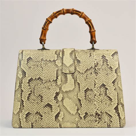 gucci python pop bamboo bag|gucci python dionysus bag.